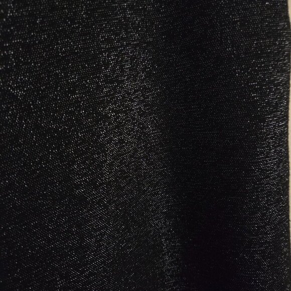 Rachel Zoe Black Silver Shimmer Wide Leg Party Night Out Pants Size 8 - Picture 3 of 7